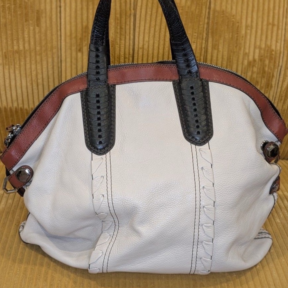 orYANY CASSIE STONE BROWN BLACK X-LARGE CONVERTIBLE TOTE SHOULDER BAG - Picture 2 of 9
